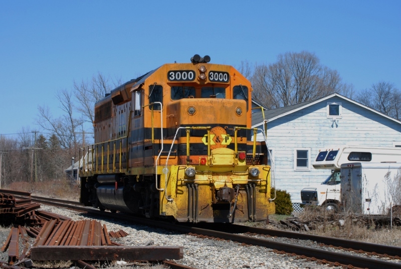 B&P 3000 At So. Deerfield: The NERAIL New England Railroad Photo Archive