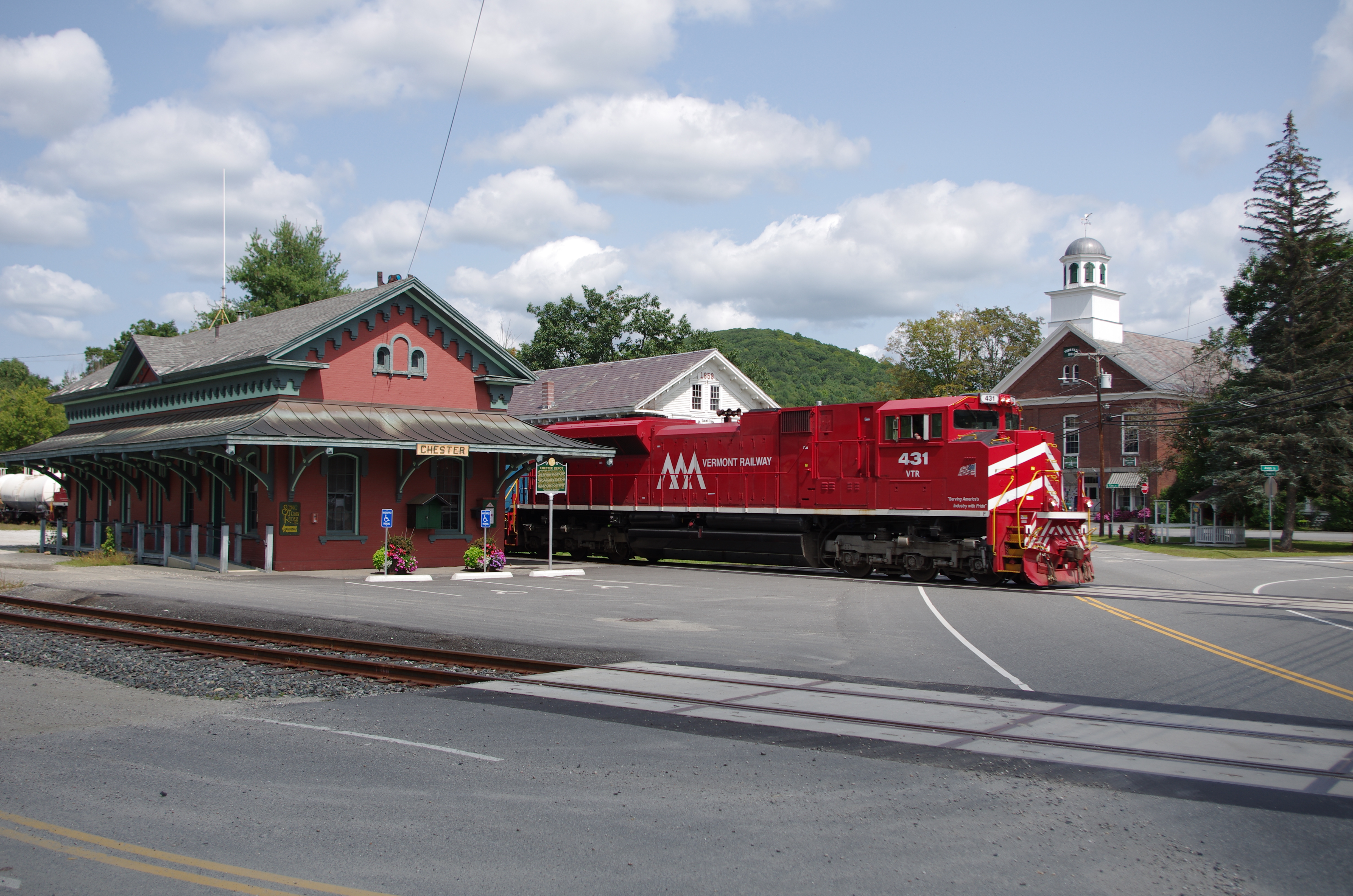 Downtown VIsitor The NERAIL New England Railroad Photo Archive