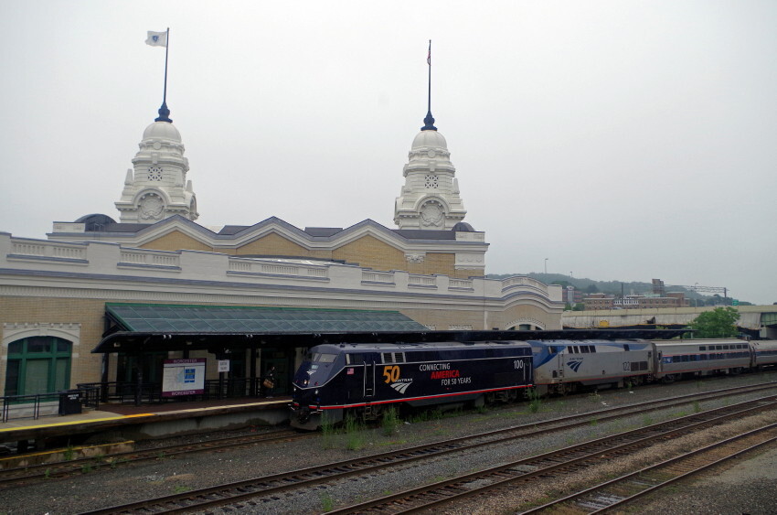 Amtrak Worcester, Ma. The NERAIL New England Railroad Photo Archive