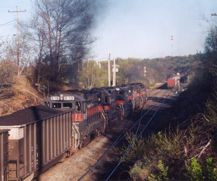 Loaded Coal Train The NERAIL New England Railroad Photo Archive