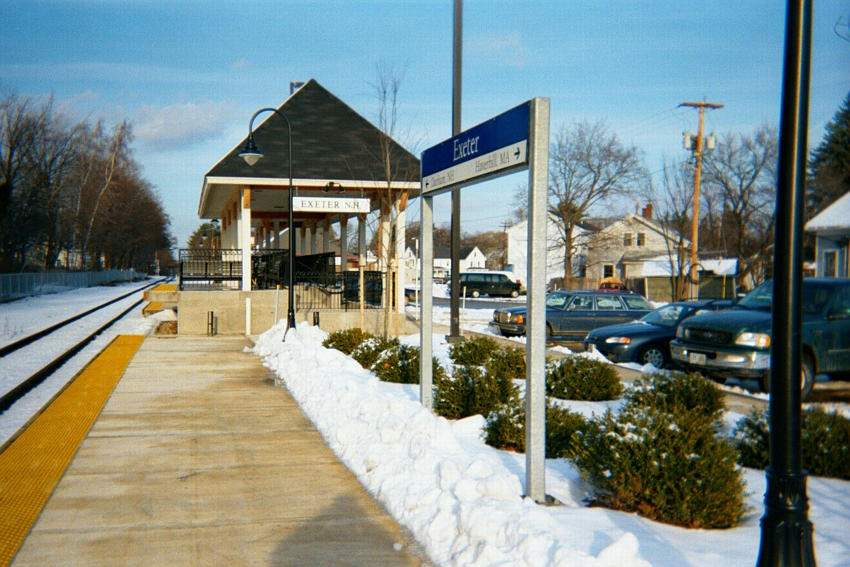 Amtrak/Downeaster, Exeter Station. The NERAIL New England Railroad