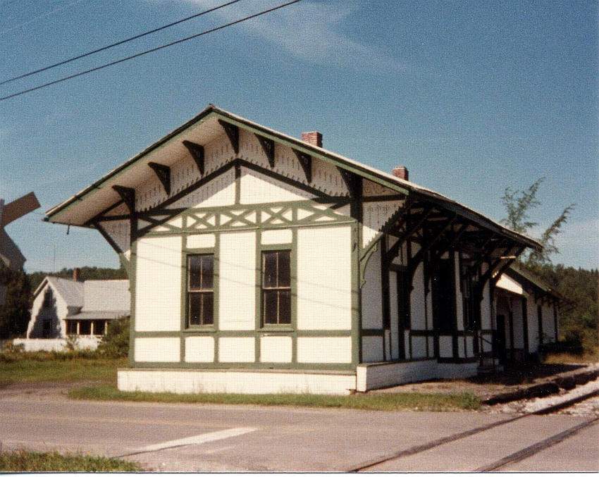 Greensboro Bend, VT Station 1981 The NERAIL New England Railroad Photo