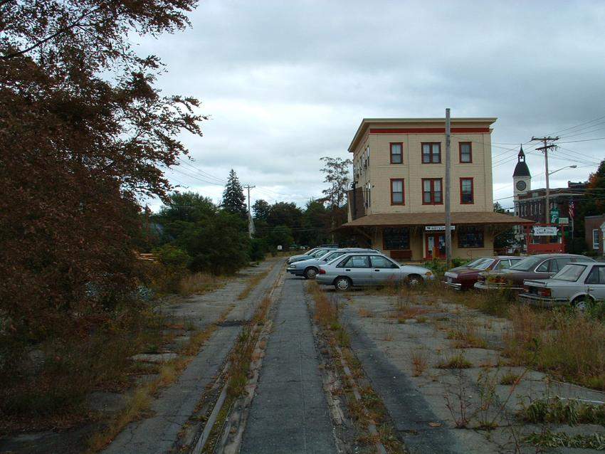 Former B&M Station at Woodsville, NH. The NERAIL New England Railroad