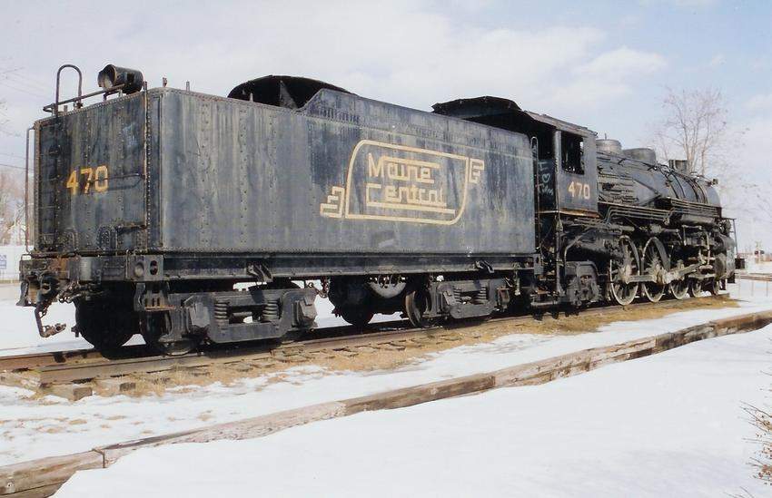 The Old 470; Maine Central RR The NERAIL New England Railroad Photo