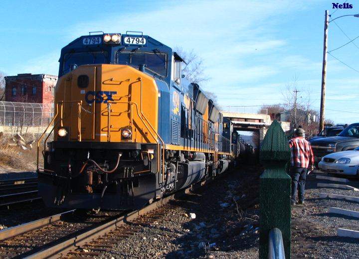 CSX 4794 leads through Palmer MA The NERAIL New England Railroad