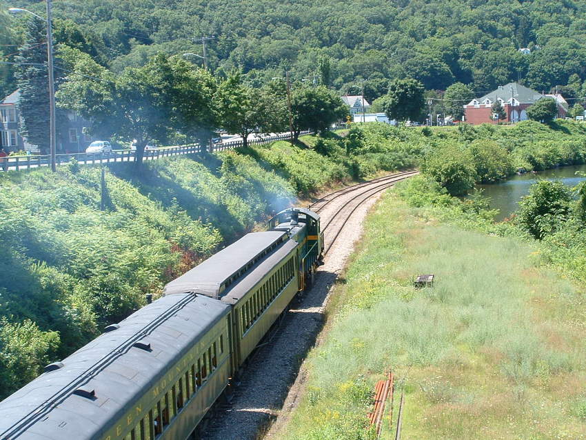 Green Mountain Flyer Bellows Falls The NERAIL New England Railroad