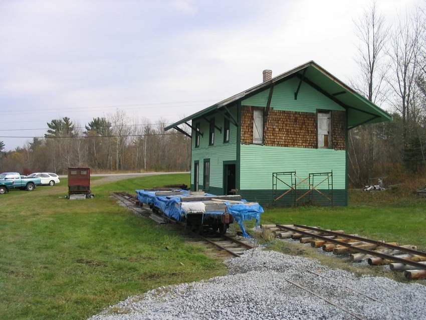 WW&F Railway Station, Albion Maine The NERAIL New England Railroad
