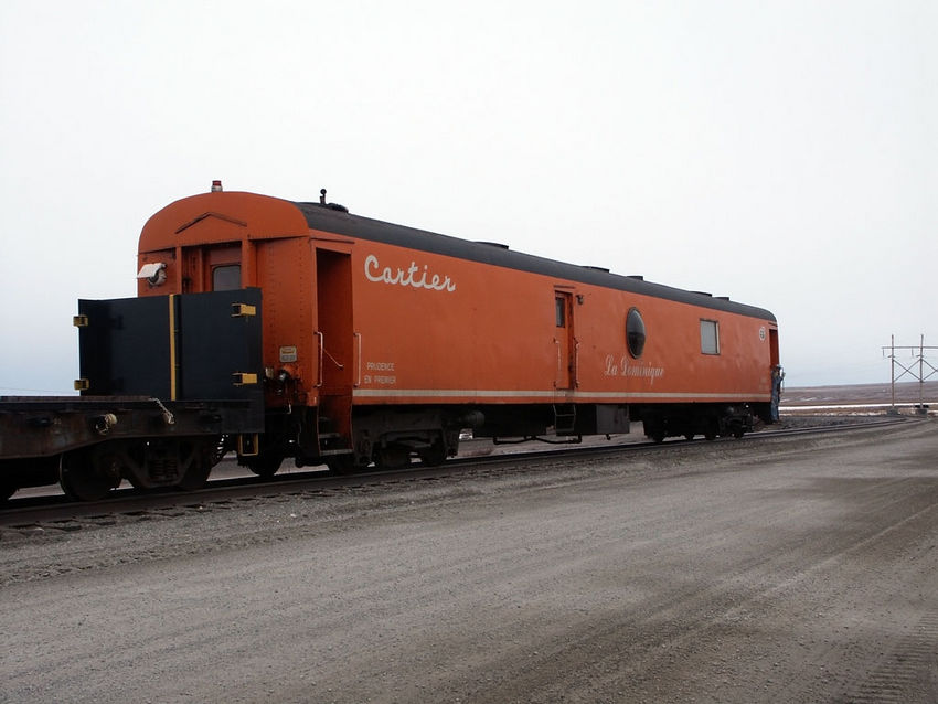 The last car on the mix freight The NERAIL New England Railroad