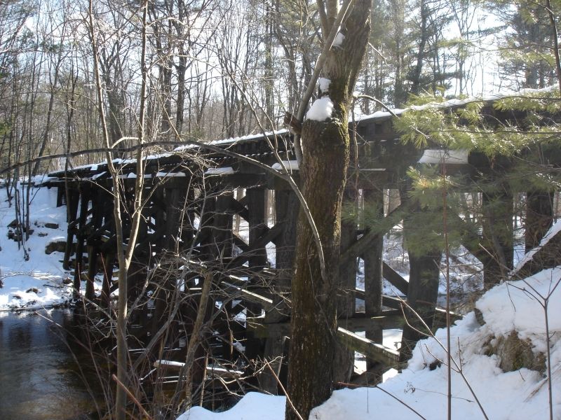 Trestle Bridge On The Old B&M Greenville,NH. Branch.: The NERAIL New ...