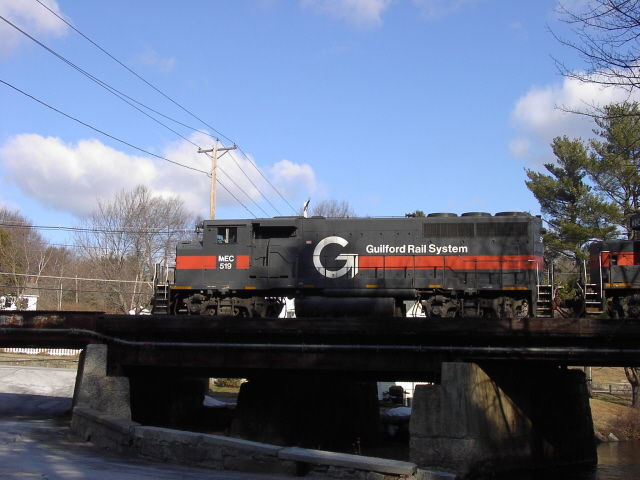 Leading Empty Bow Coal Train The Nerail New England Railroad Photo