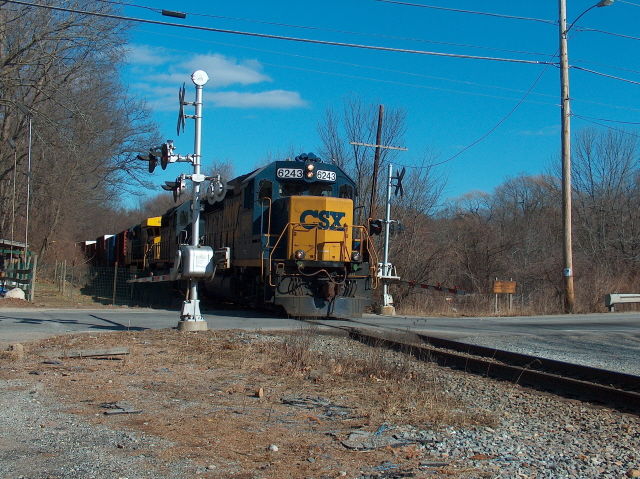 CSX 6243 at Depot.: The NERAIL New England Railroad Photo Archive