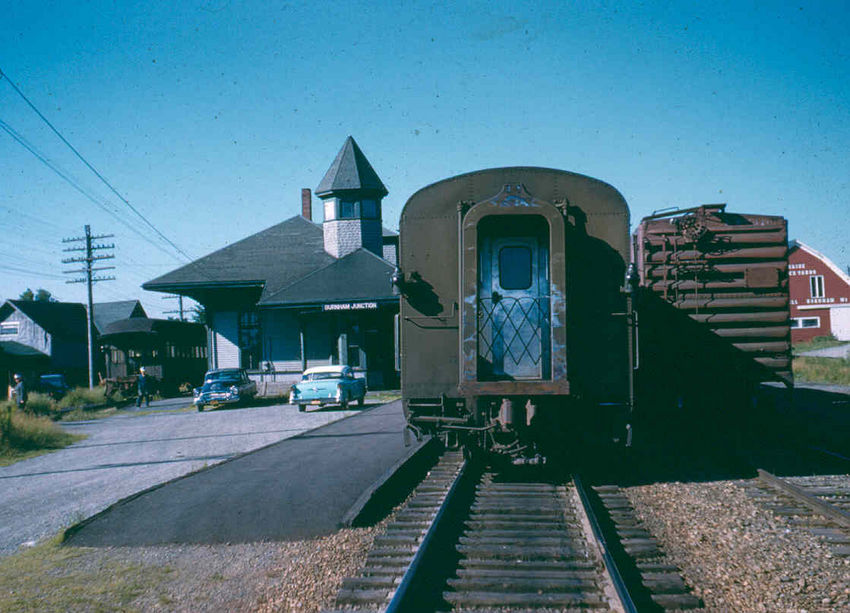 Burnham Junction, meeting the Maine Central 1958 The NERAIL New