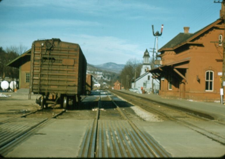 1957 Feb Randolph, VT Station The NERAIL New England Railroad Photo Archive
