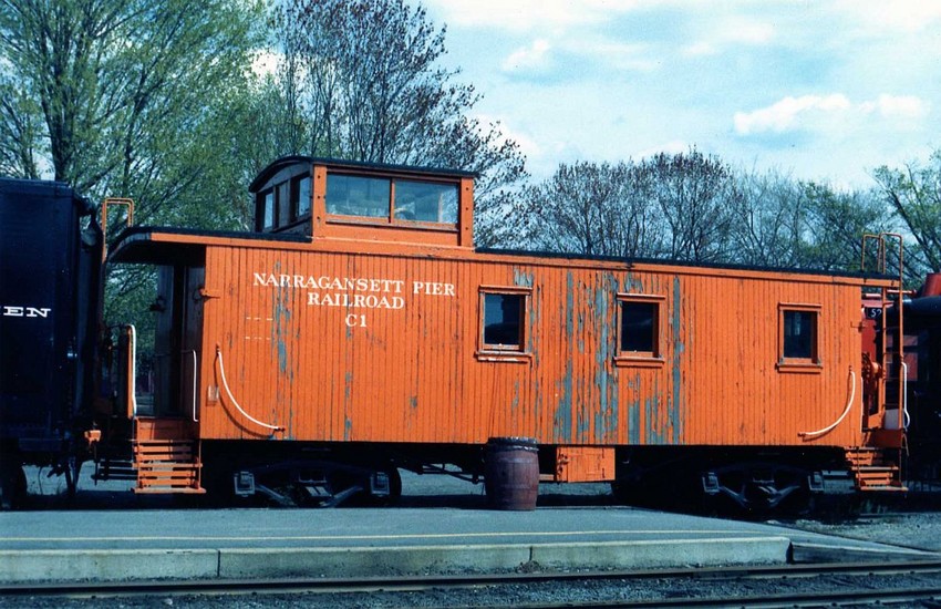 Narragansett Pier railroad Caboose The NERAIL New England Railroad