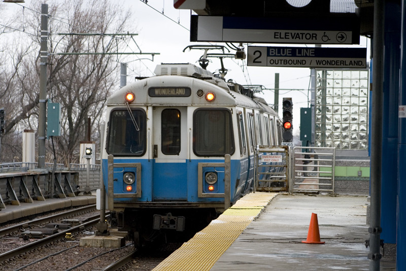 blue line train schedule dart