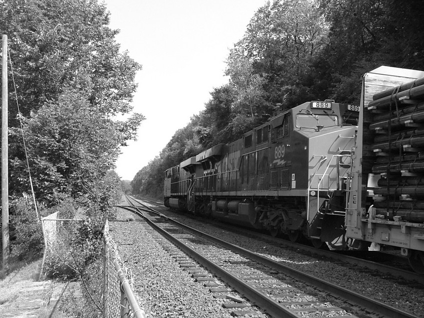 csx train eastbound at dalton depot The NERAIL New England Railroad