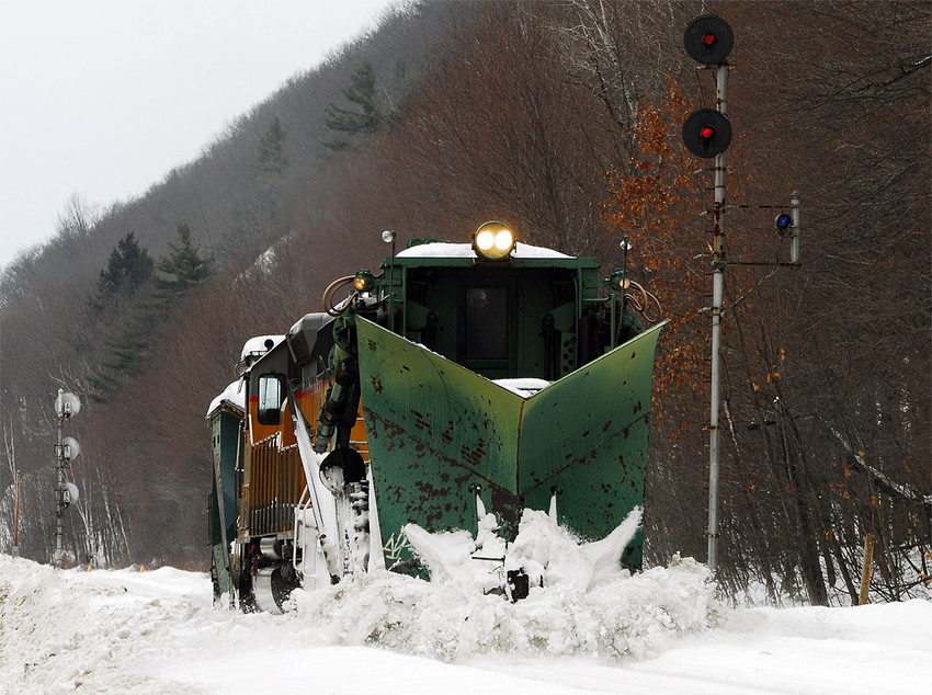 NECR Plow Extra FEC 721 at North Walpole, NH The NERAIL New England