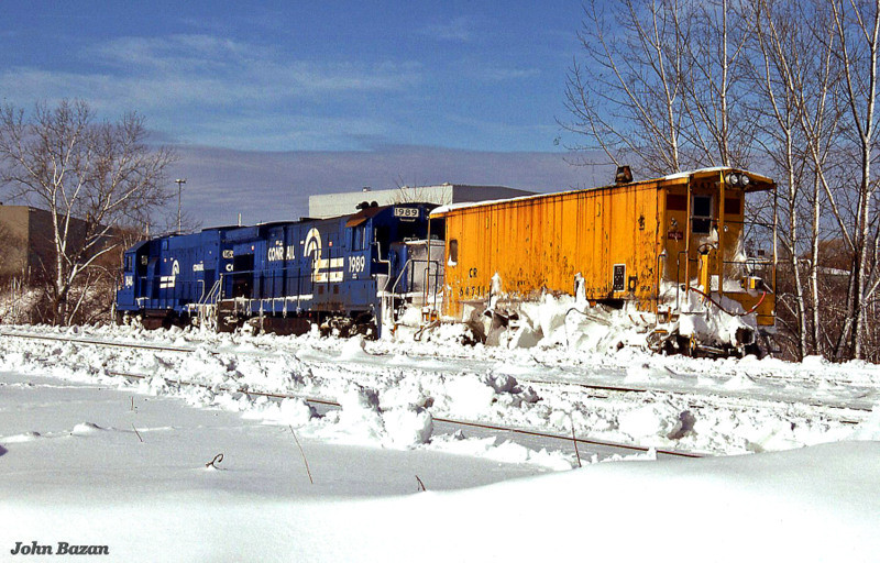 Snow Flanger Train At Pittsfield, MA The NERAIL New England Railroad