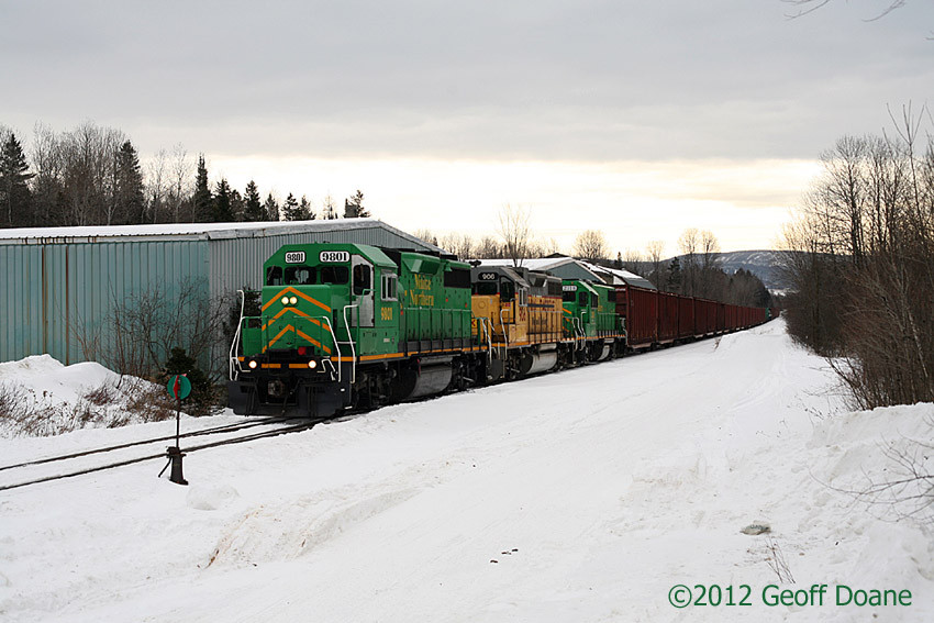 Northbound at Smyrna Mills, Maine The NERAIL New England Railroad Photo Archive