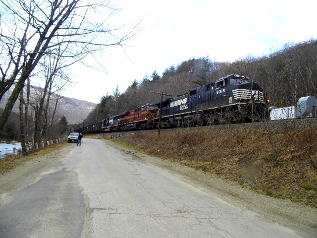 Norfolk Southern Loaded Coal Train With The Pennsylvania Railroad