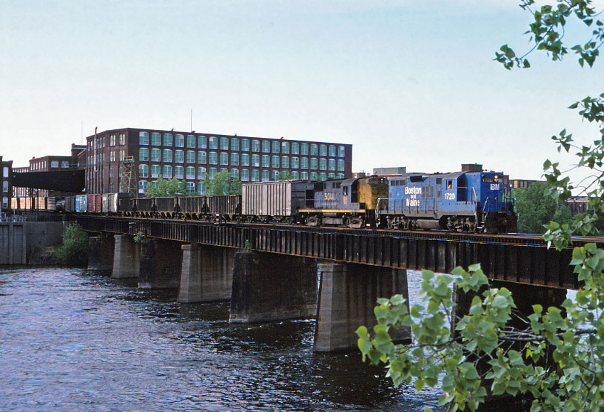 Boston & Maine Holyoke, Ma. The NERAIL New England Railroad Photo