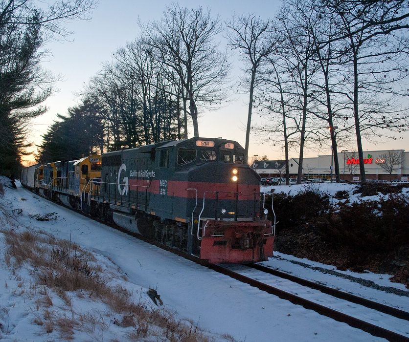 Mec On Cmq S Rockland Branch The Nerail New England Railroad