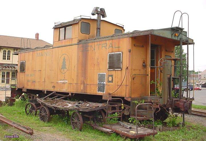 Retired Maine Central Caboose #658 at Canaan CT: The NERAIL New England ...