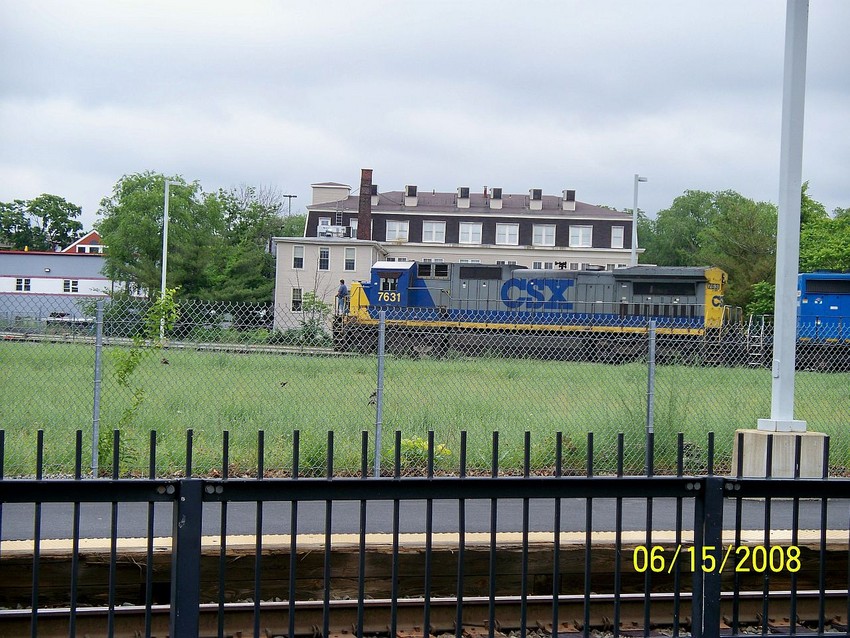 CSX C40-8 7631 in Framingham.: The NERAIL New England Railroad Photo ...