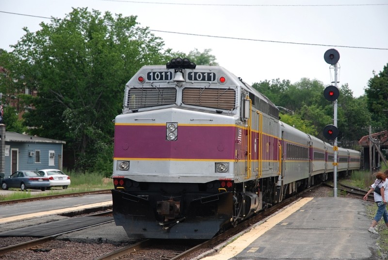 MBTA @ Ayer, MA: The NERAIL New England Railroad Photo Archive