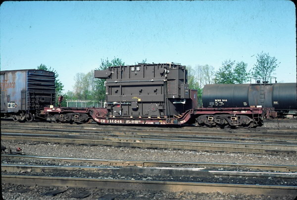 Six axle flat w/load: The NERAIL New England Railroad Photo Archive
