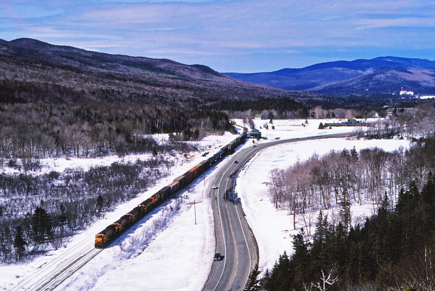 MEC at Crawford Notch, NH: The NERAIL New England Railroad Photo Archive