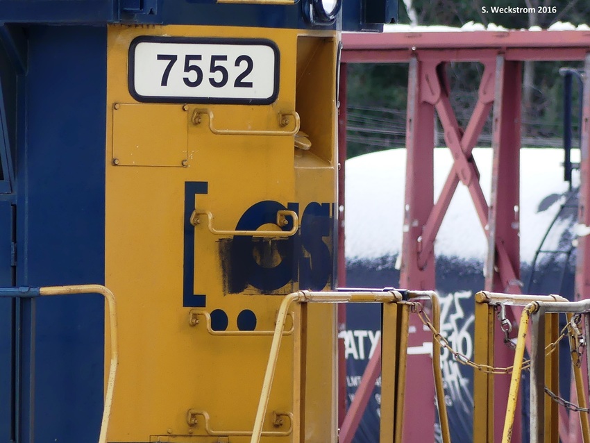 ex-CSX 7552: The NERAIL New England Railroad Photo Archive