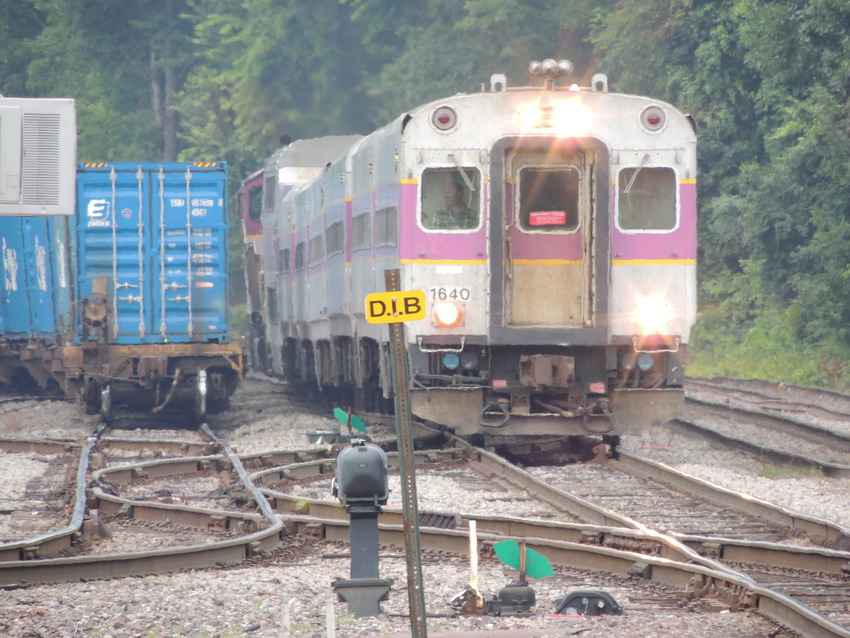 MBTA Cab Car #1640 at Ayer, MA: The NERAIL New England Railroad Photo ...